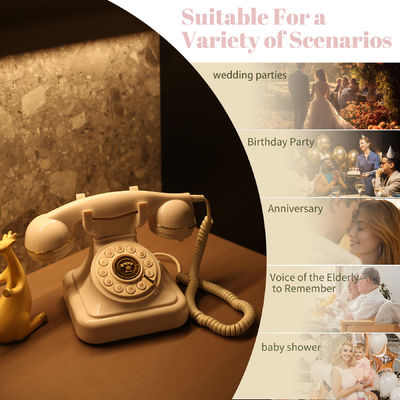 32GB Audio Guest Book Preserve Memories High Definition Audio Guest Book تلفن با کیفیت بالا