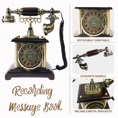USB Rechargeable Phone Recording Wedding Guest Blessing Book Preservation Guestbook Phone ثبت تلفن قابل شارژ مجدد USB ثبت تلفن قابل شارژ مجدد USB ثبت تلفن قابل شارژ مجدد