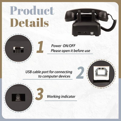 ایمیل صوتی USB کتاب مهمان صدا روشن تلفن کتاب مهمان برای هر جشن
