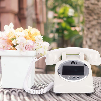 کتاب مهمان ویدئوی سفید پلاستیکی USB سازگار با تلفن کتاب مهمان برای دوش