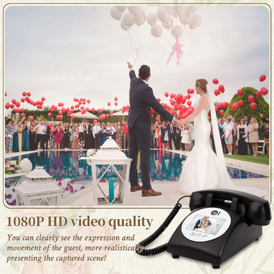 32GB ویدیو کتاب مهمان HD 1080P تلفن کتاب مهمان با نور شب برای خاطرات عزیز